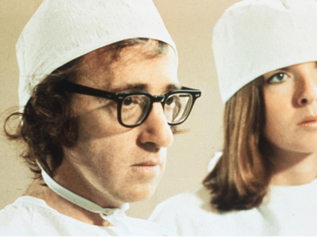 man and woman in medical hats