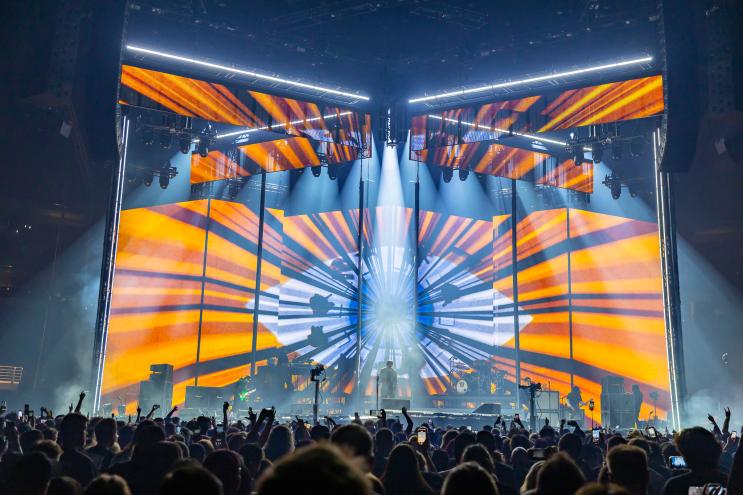 Deftones performed at Ball Arena in Denver, Colorado.