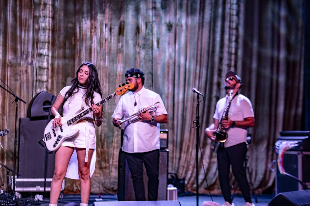 Los Mocochetes performed at the grand-opening of the Federal Theatre on Friday, September 19, 2025.