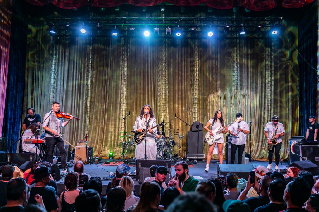 Los Mocochetes performed at the grand-opening of the Federal Theatre on Friday, September 19, 2025.