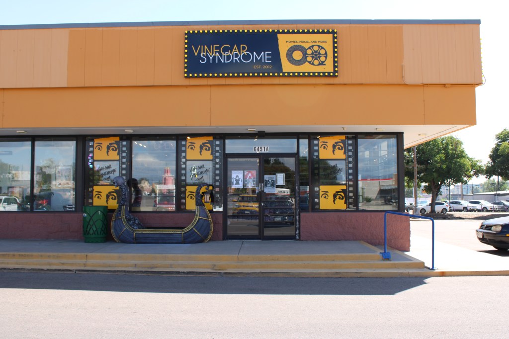 The exterior of the Vinegar Syndrome store