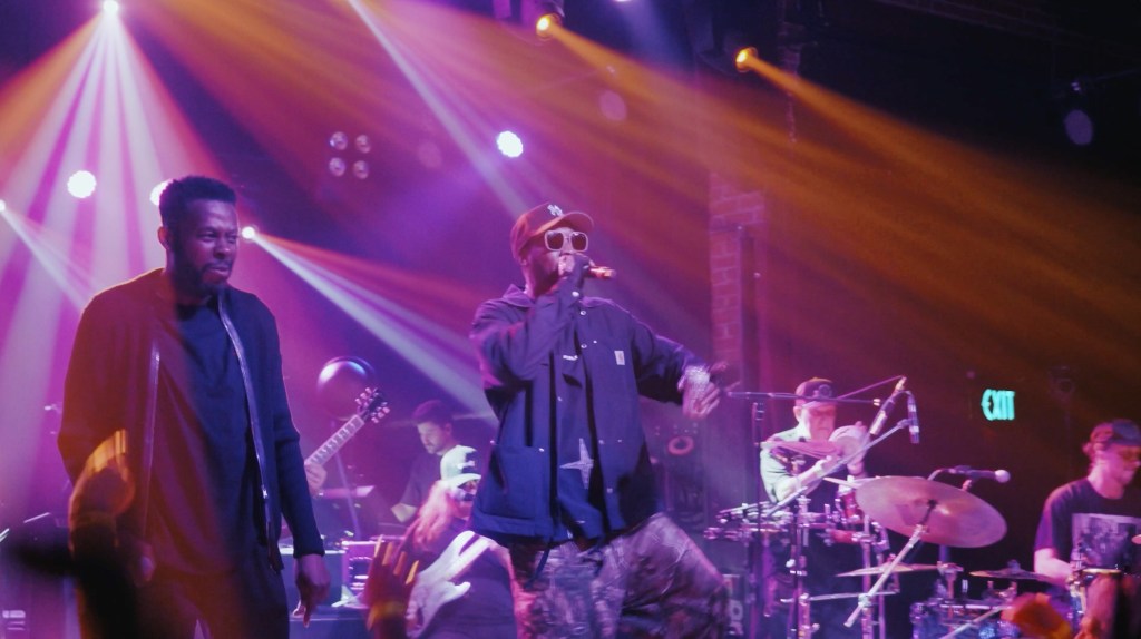 GZA and RZA performed with Lettuce at Cervantes'.