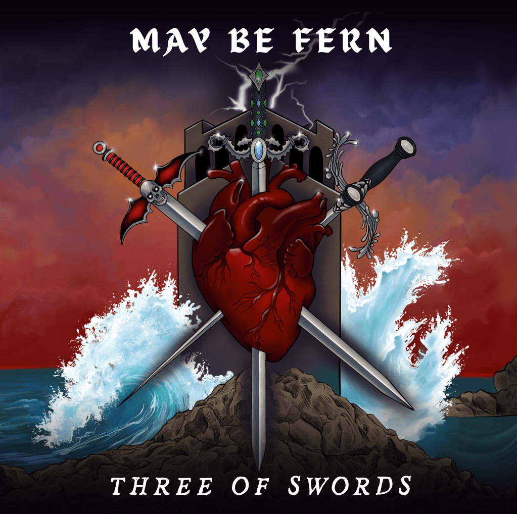 an album cover of May Be Fern's Three of Swords LP.