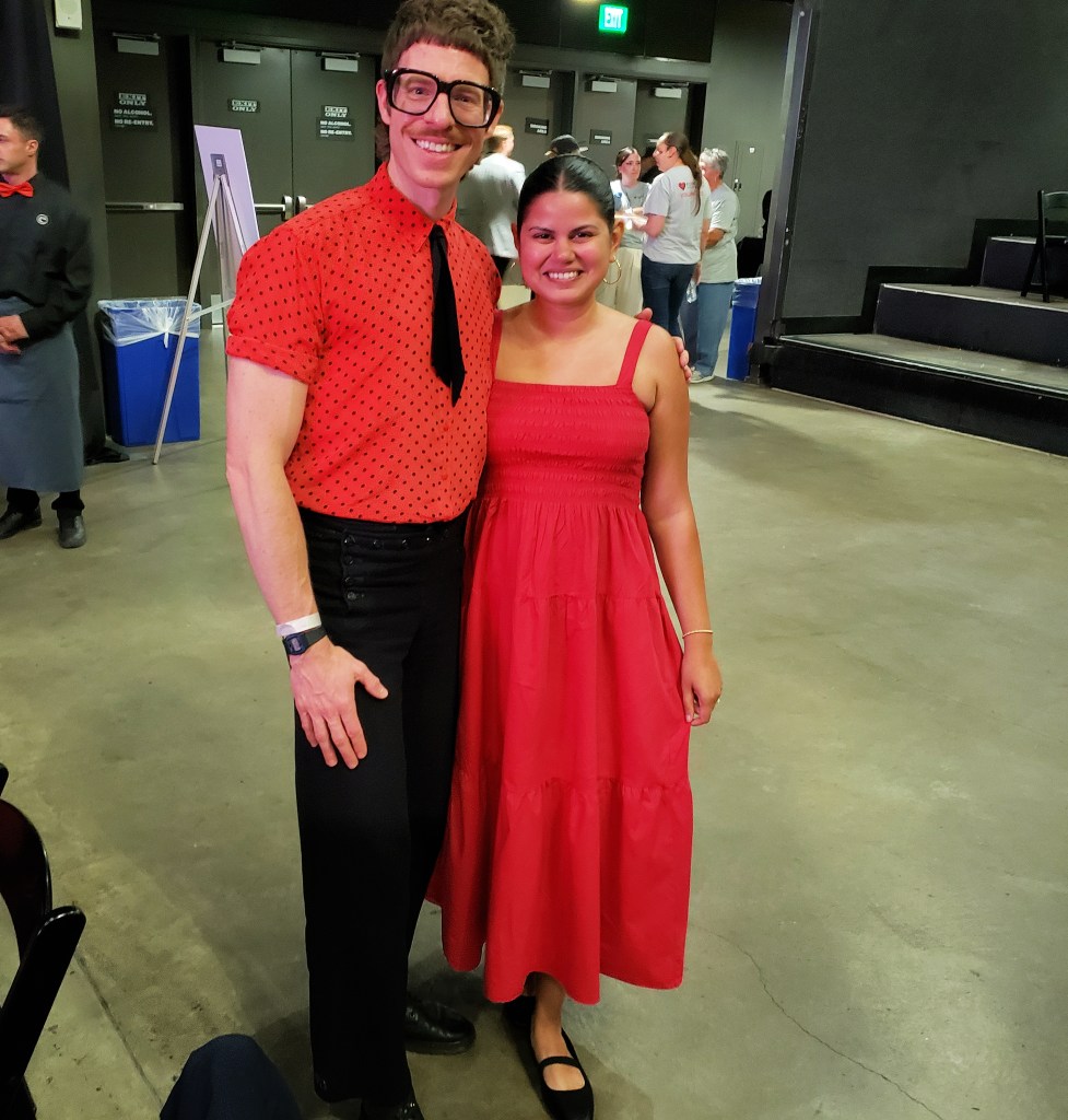 Guests dressed in red at at Pepper 'Em With Love Fundraiser Gala
