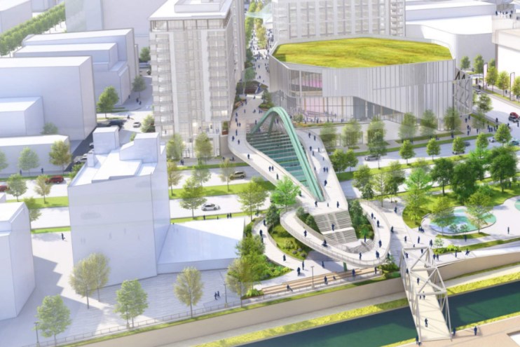 A conceptual rendering of Wynkoop Crossing.