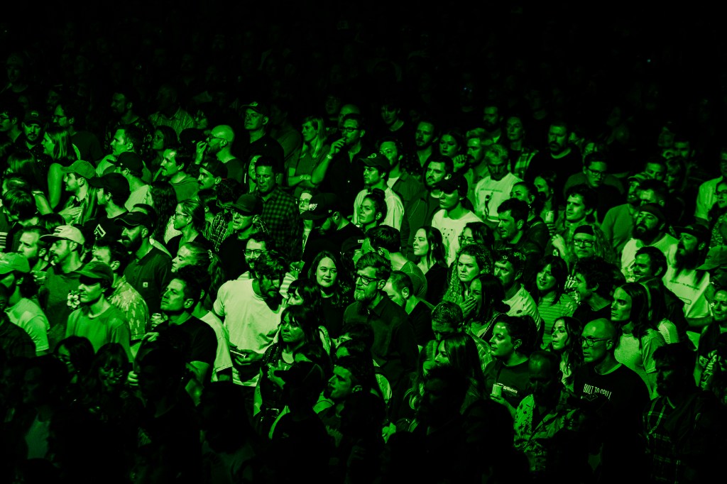 The crowd during Built to Spill at Mission Ballroom on October 1.