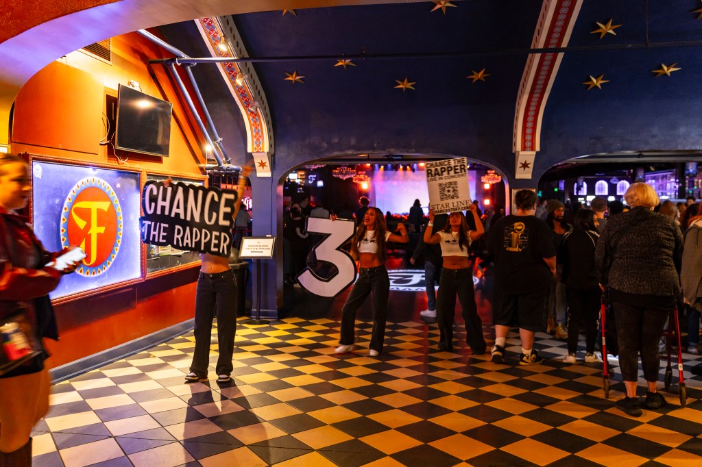 The Fillmore Auditorium during Chance the Rapper's set.