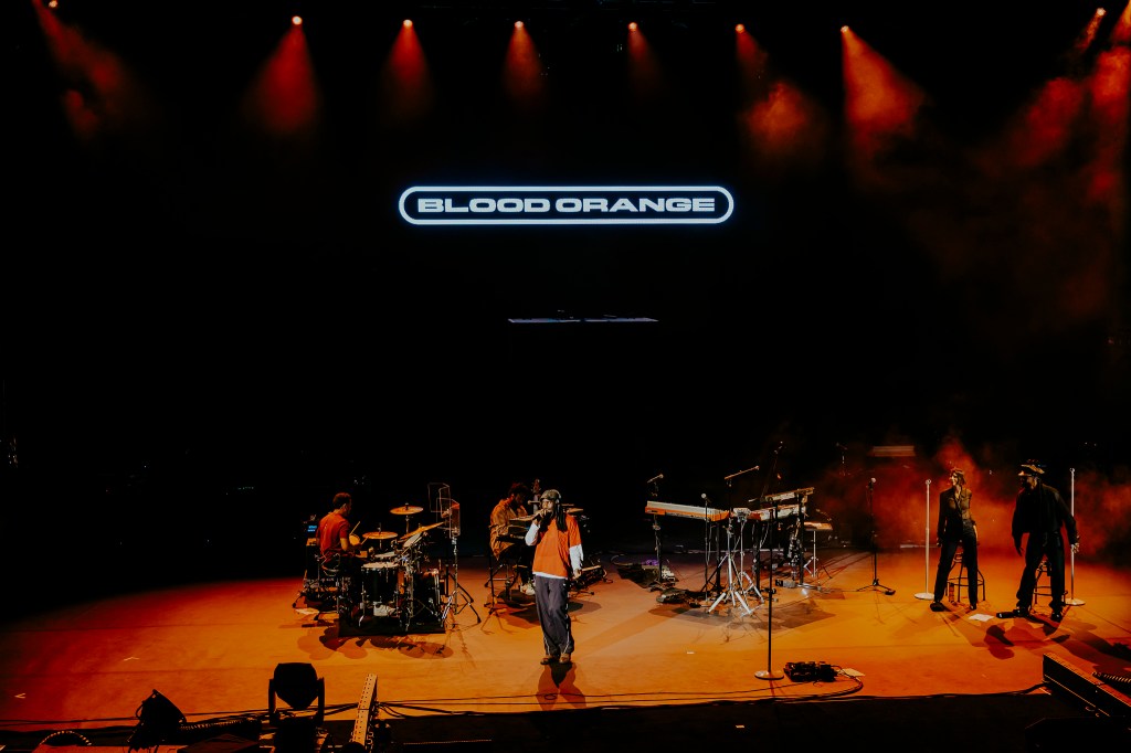 Blood Orange opening for Lorde at Red Rocks for her Ultrasound World Tour.