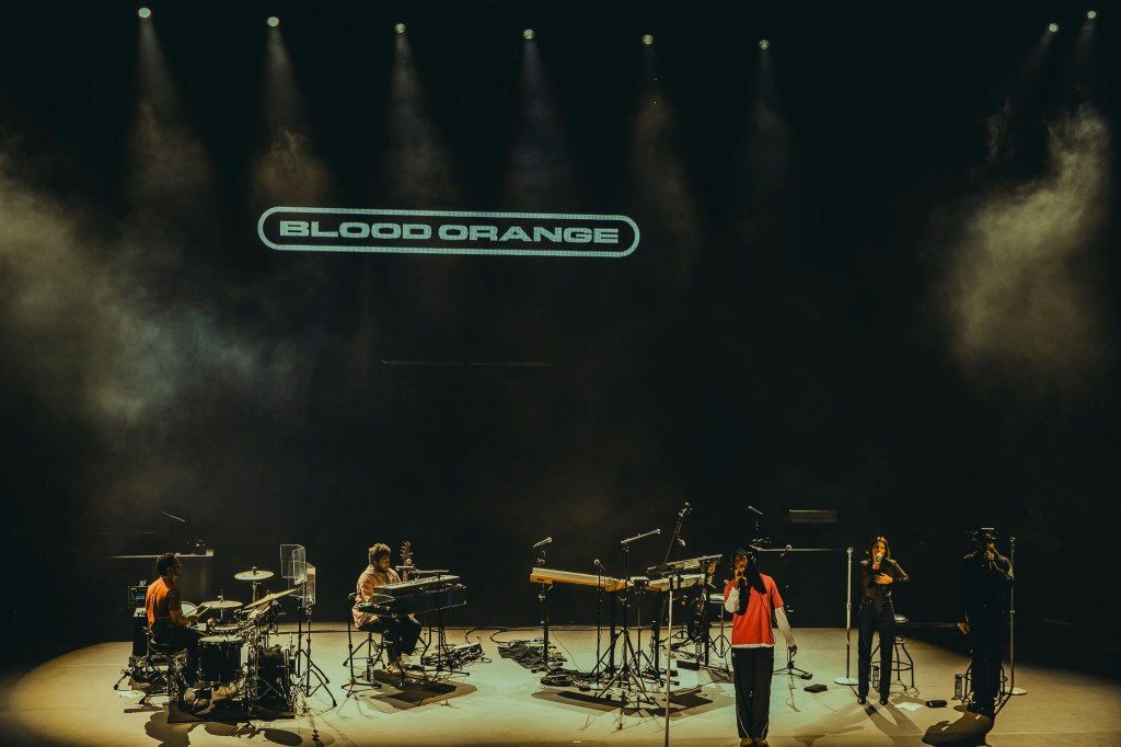 Blood Orange opening for Lorde at Red Rocks for her Ultrasound World Tour.