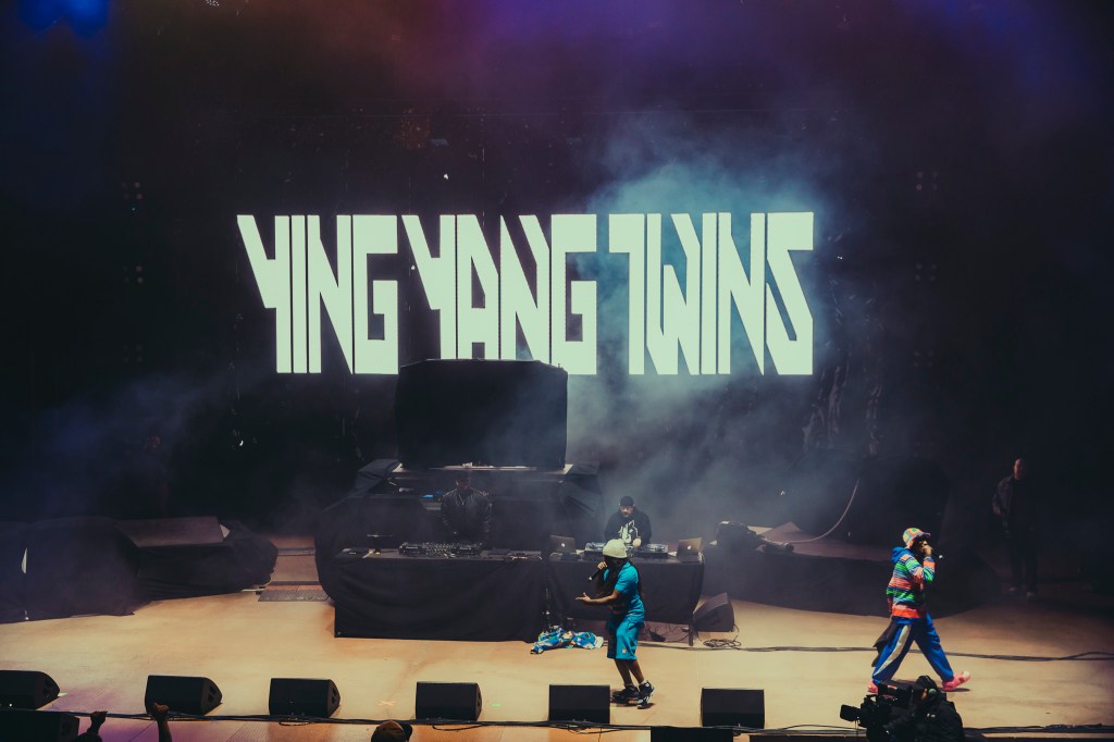 Ying Yang Twins performing live on stage at Red Rocks on Wednesday, October 29.