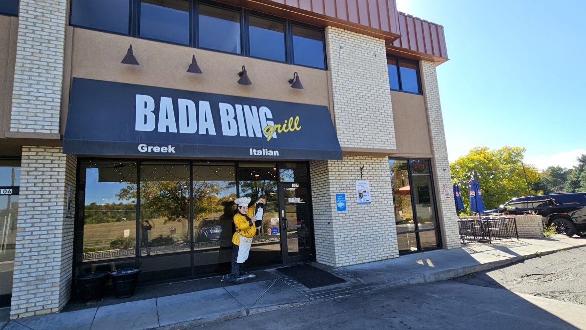 front of restaurant