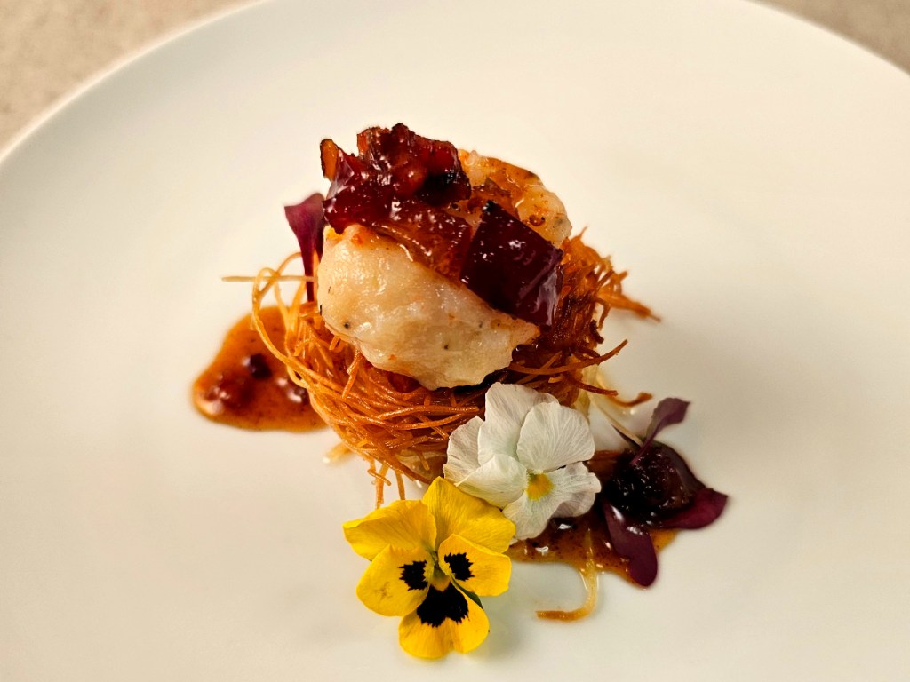 shrimp dish on a plate