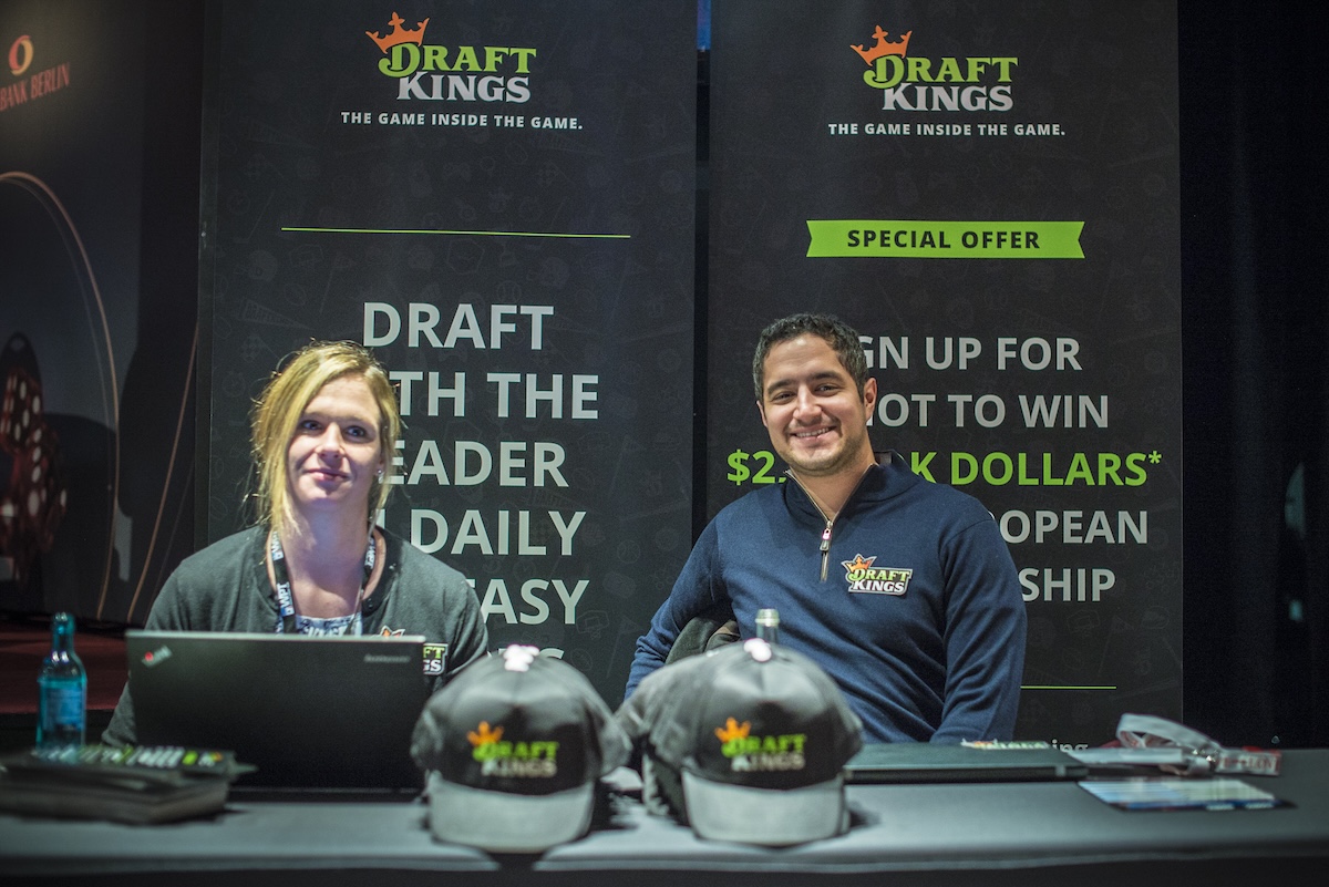 draft kings table at world poker championship