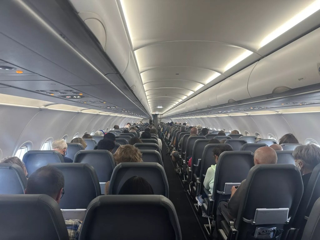 inside a frontier plane.
