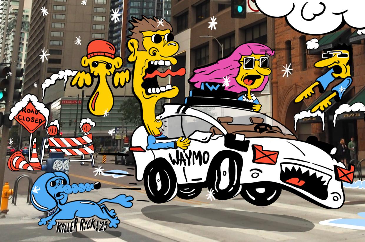 waymo cartoon