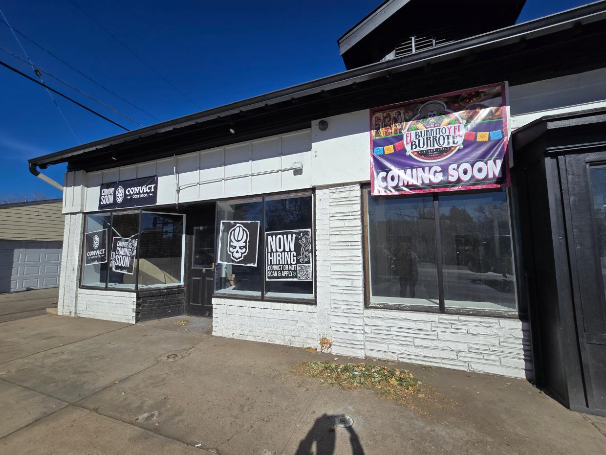 "coming soon" signs on a building