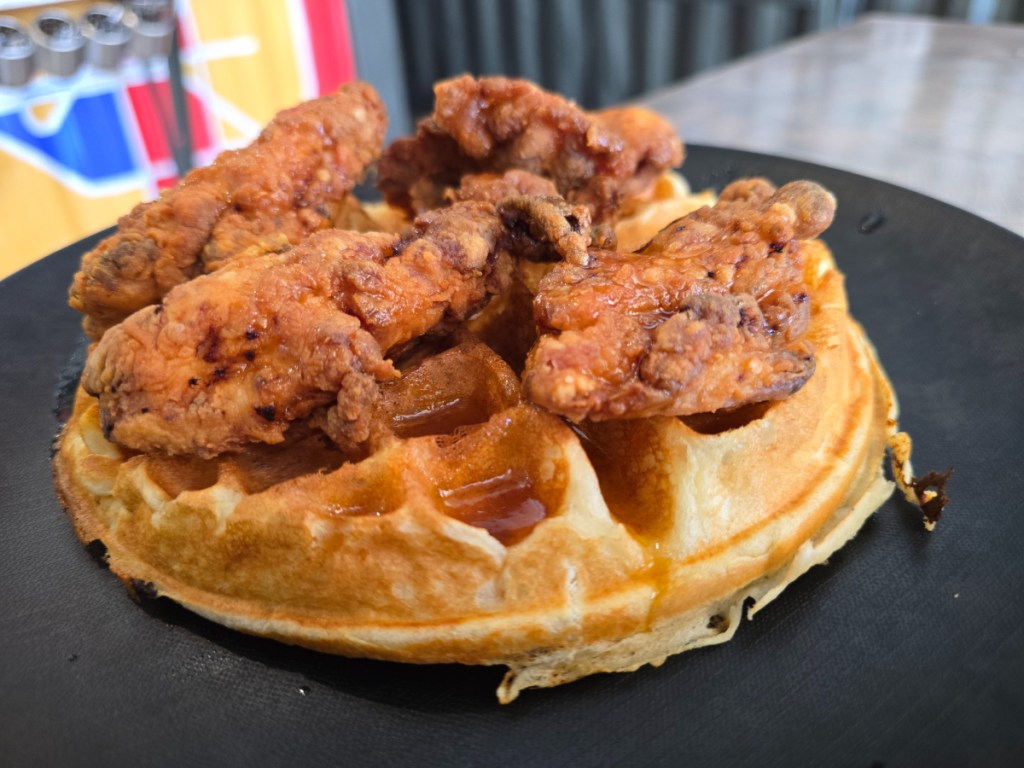 chicken and waffles