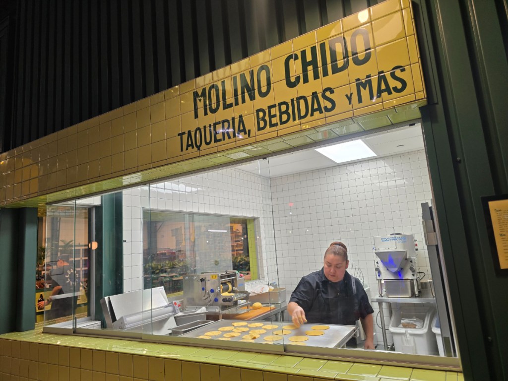 woman- making tortillas