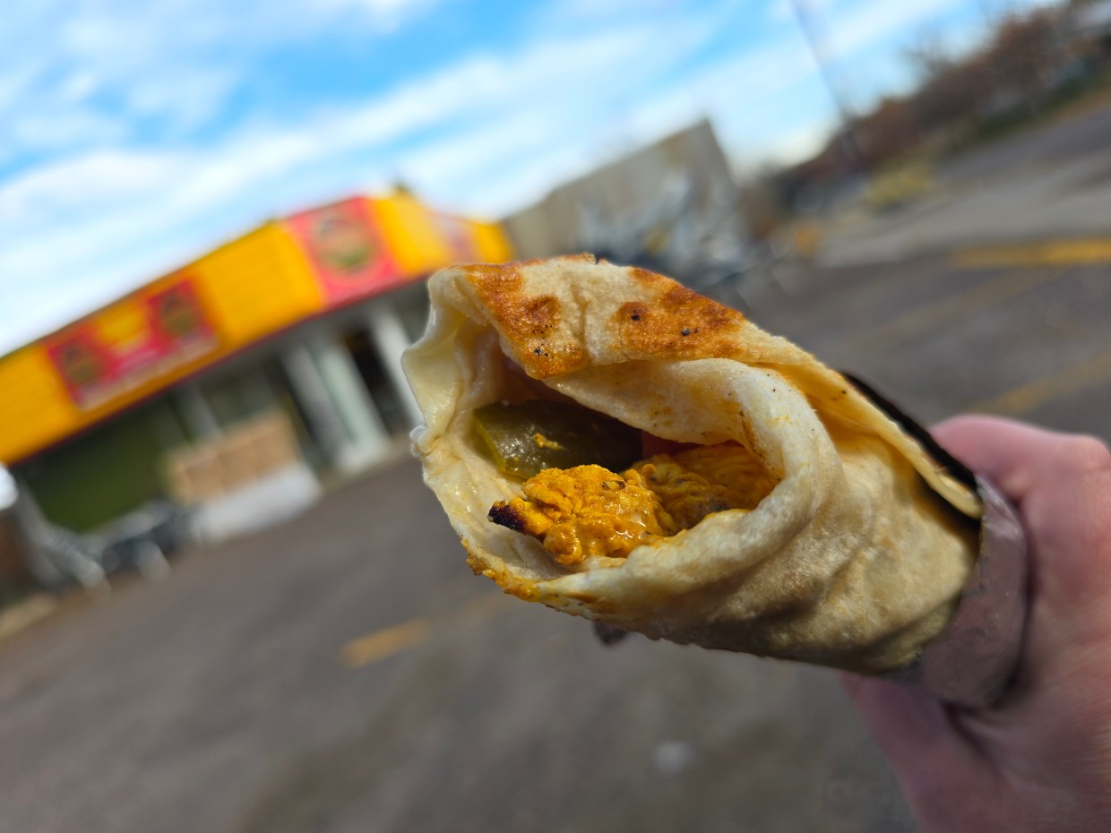 chicken shawarma wrap