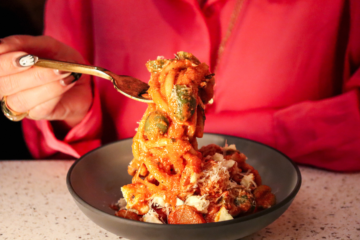 pasta in a bowl