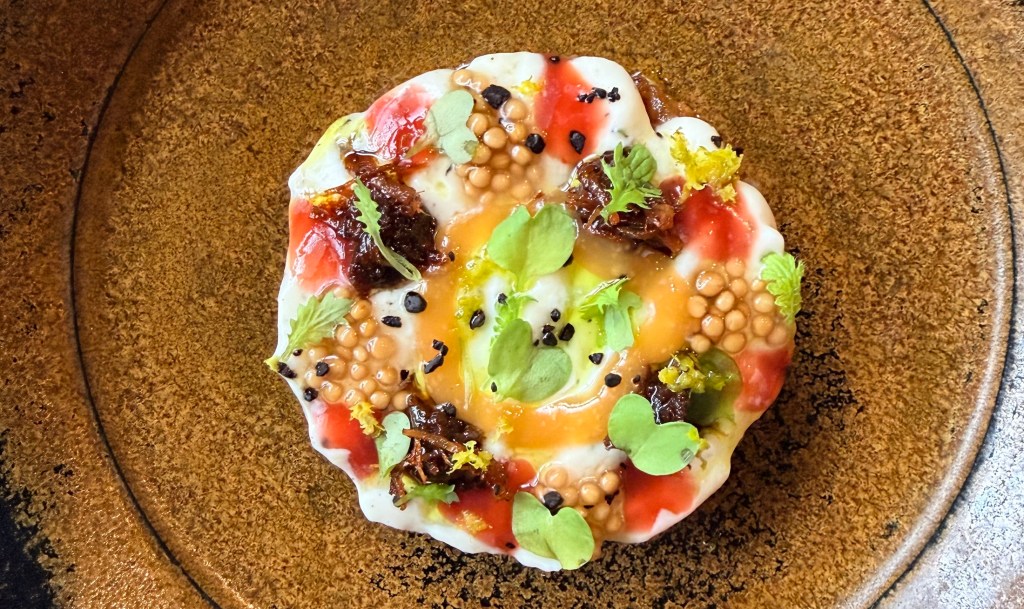 a beautiful pasta dish