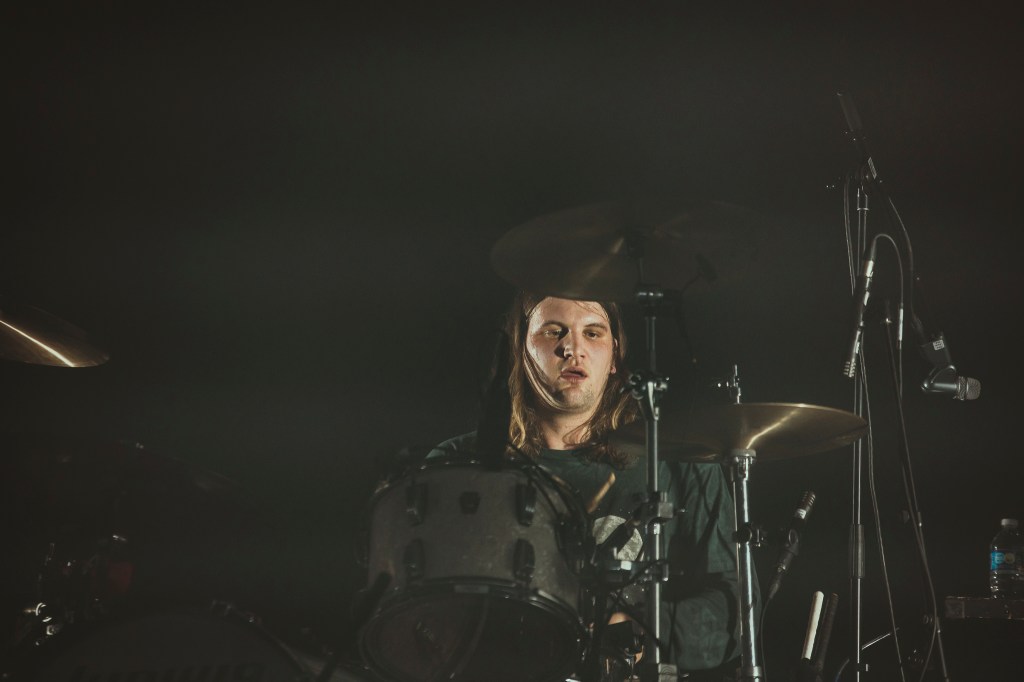 Wet Leg on stage at Mission Ballroom in Denver, Colorado.
