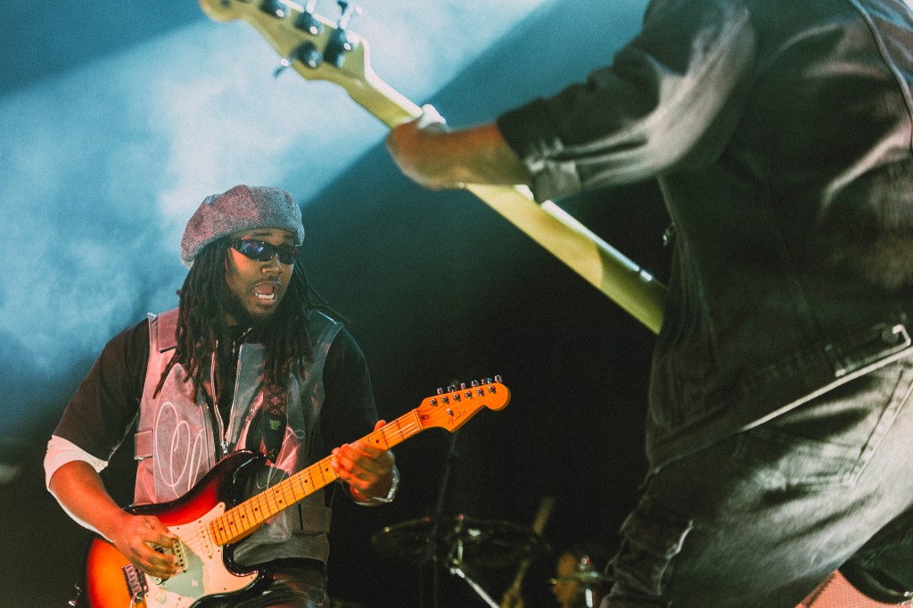 Leon Thomas on stage at the Summit Music Hall in Denver, Colorado.