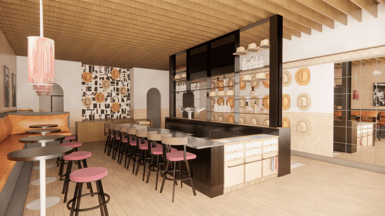 rendering of a bar