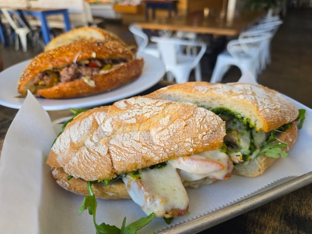 chicken pesto sandwich