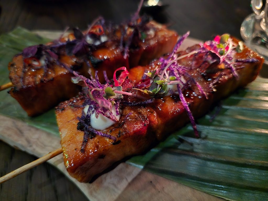 pork belly skewer