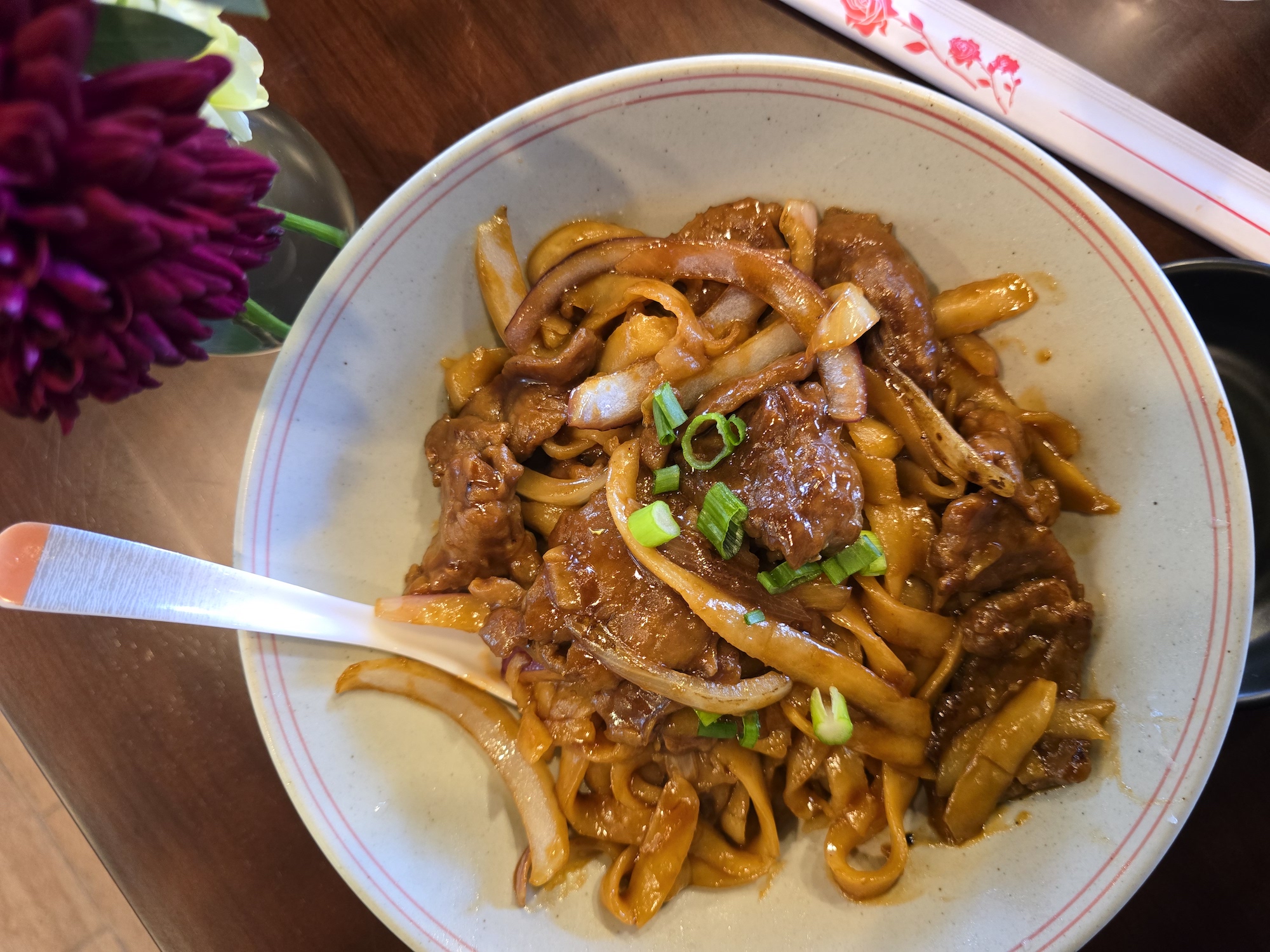 bowl of beef noodles