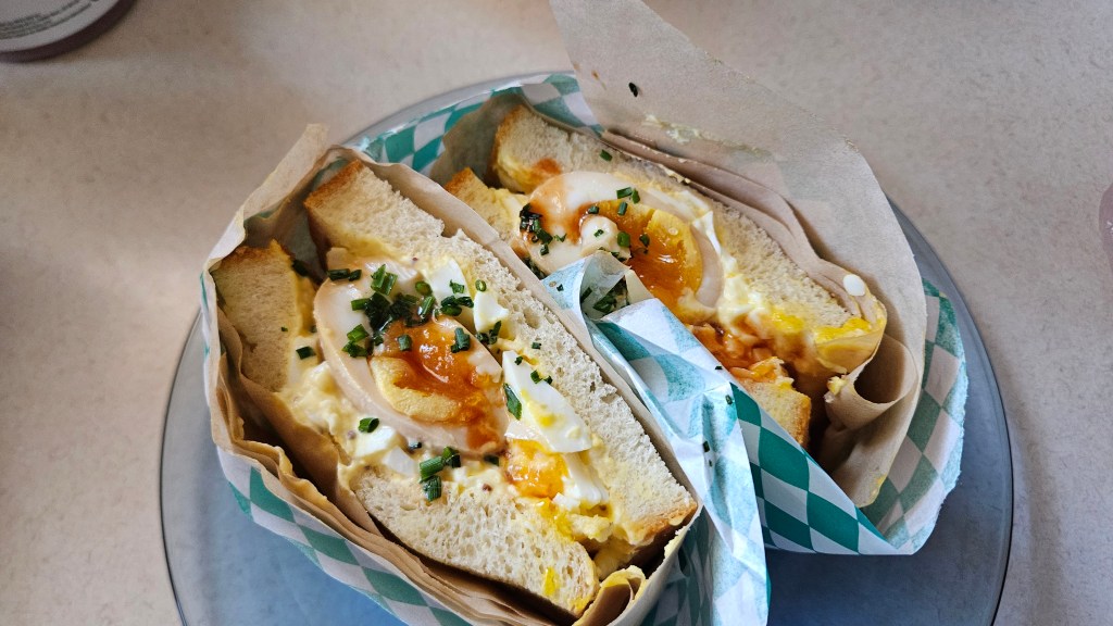Egg salad sandwich from Eloise