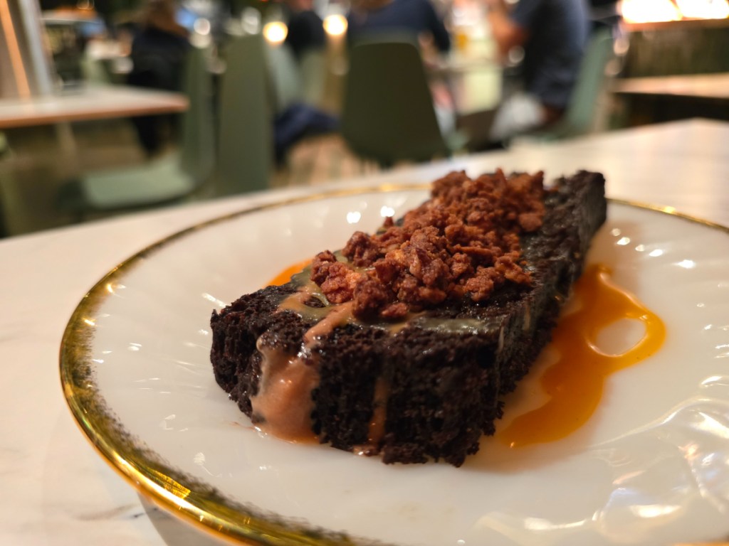 slice of chocolate cake