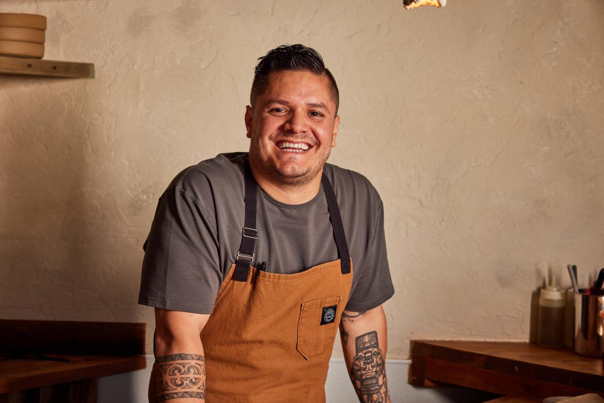 man in an apron