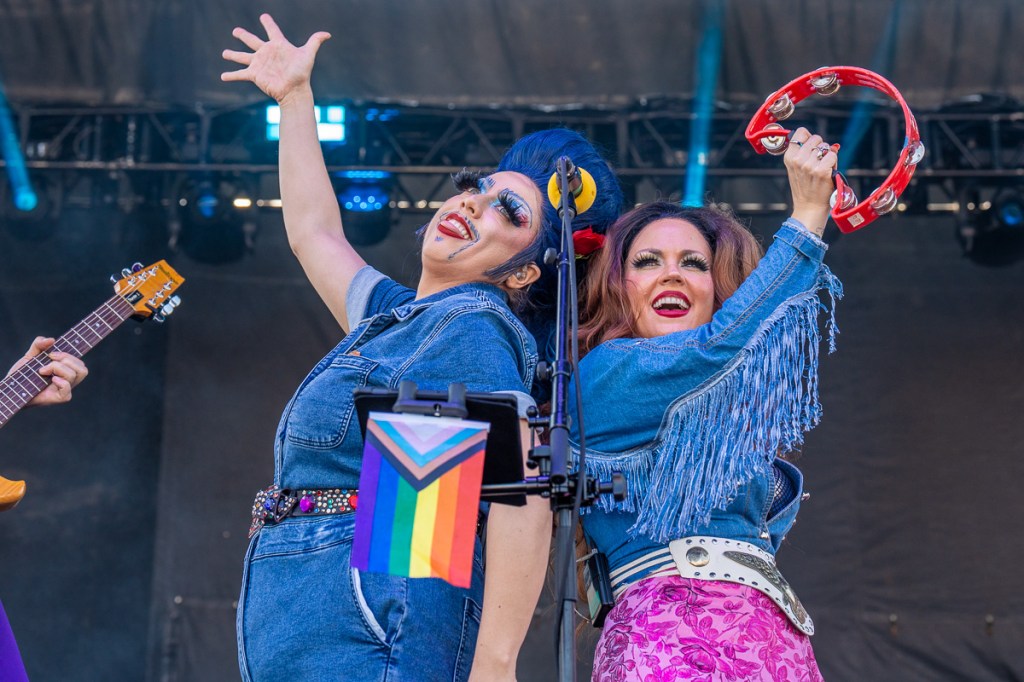 members of Bertha: Grateful Drag