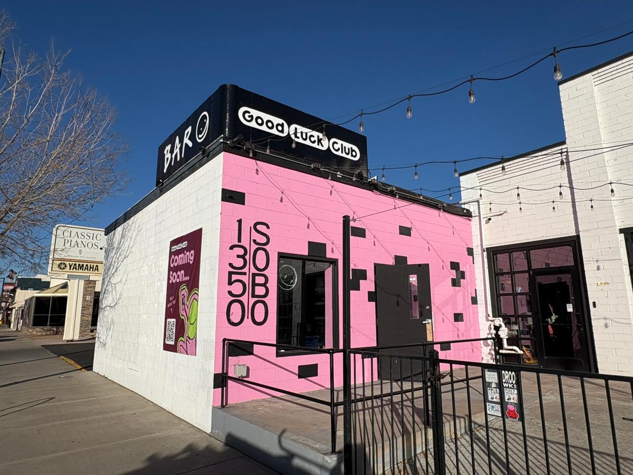 pink building