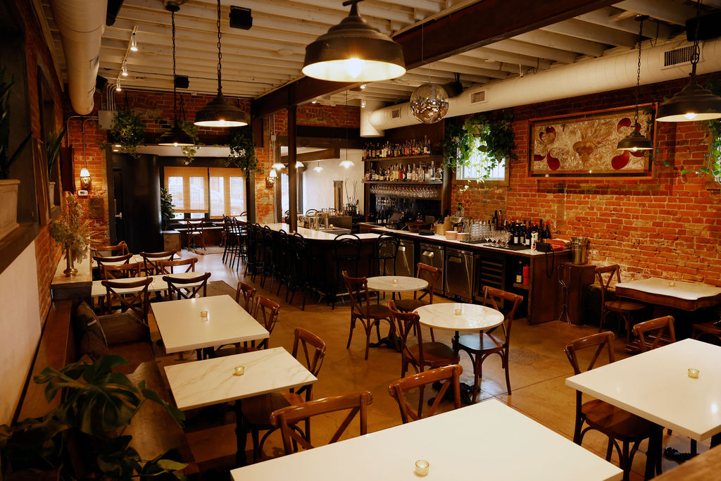 interior of an empty restaurant