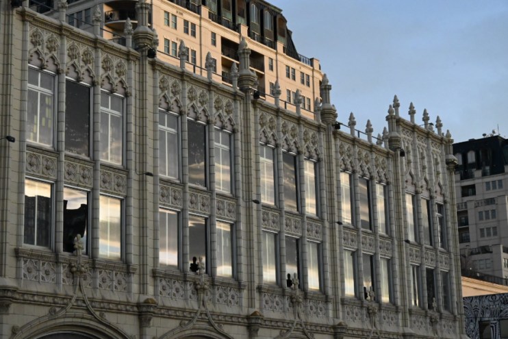 exterior of the sports castle