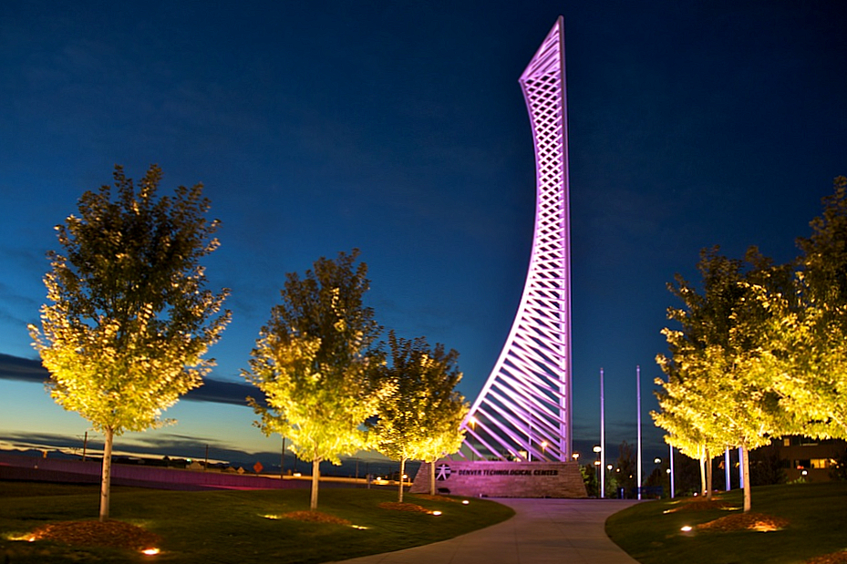DTC Identity Monument in the Denver Tech Center.