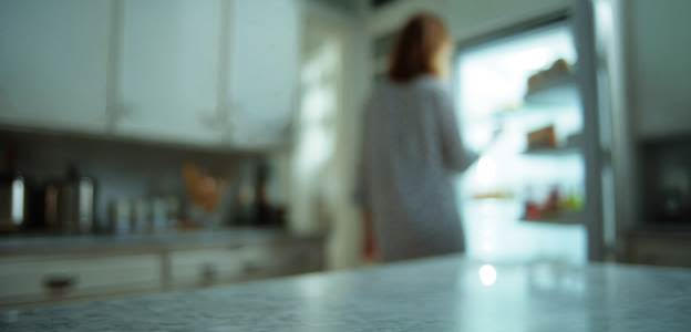 open refrigerator