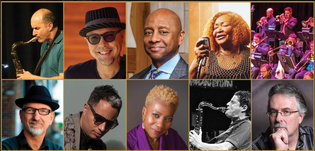 portraits of jazz musicians