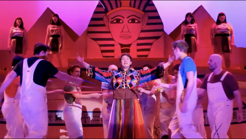A scene from a local production of Joseph and the Amazing Technicolor Dreamcoat