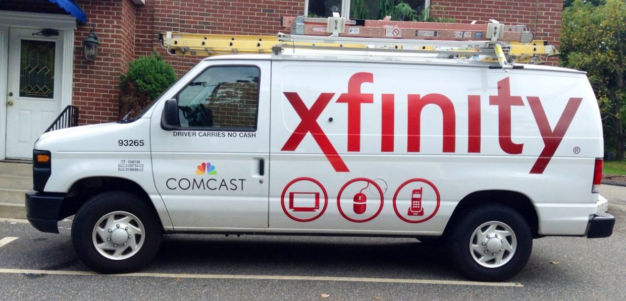Comcast Xfinity repair van