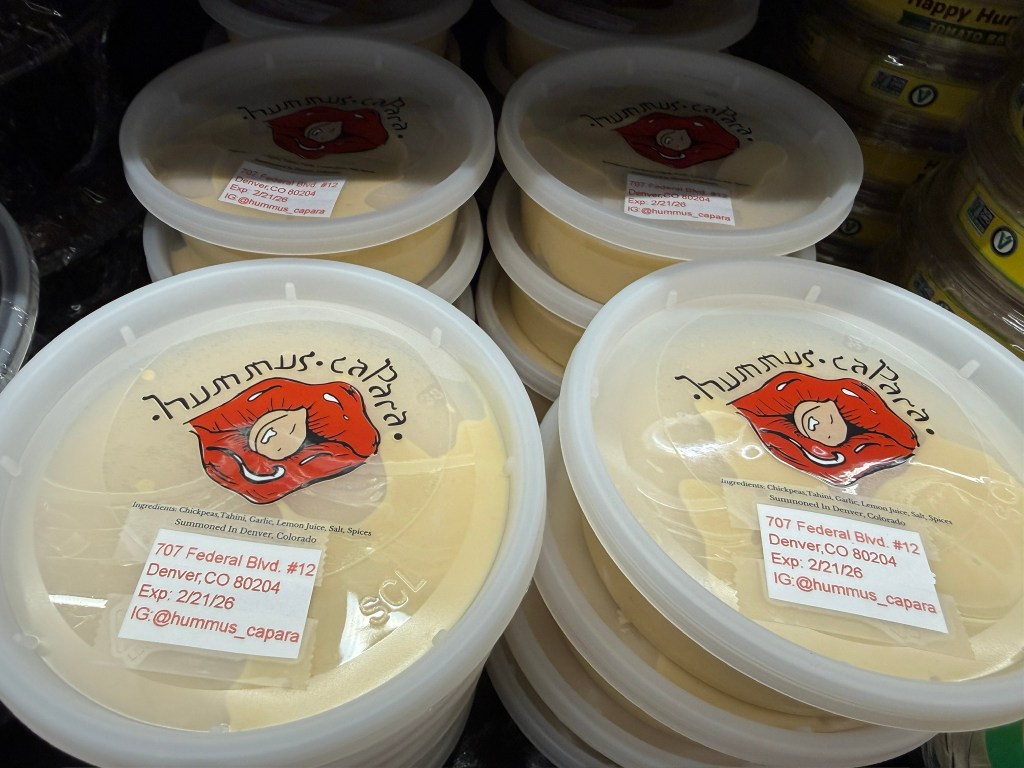containers of hummus