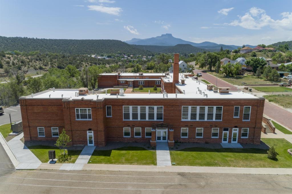 The exterior of the East Street School building in Trinidad.