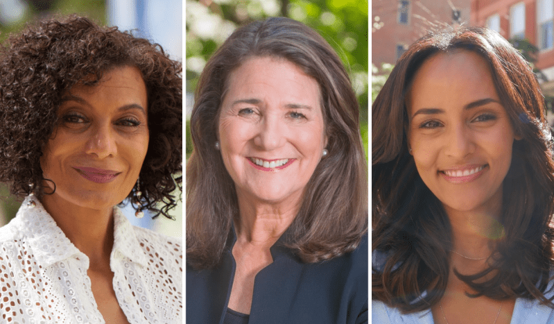 Headshots of the three Democratic candidates for Colorado's District 1 Congressional race in 2026