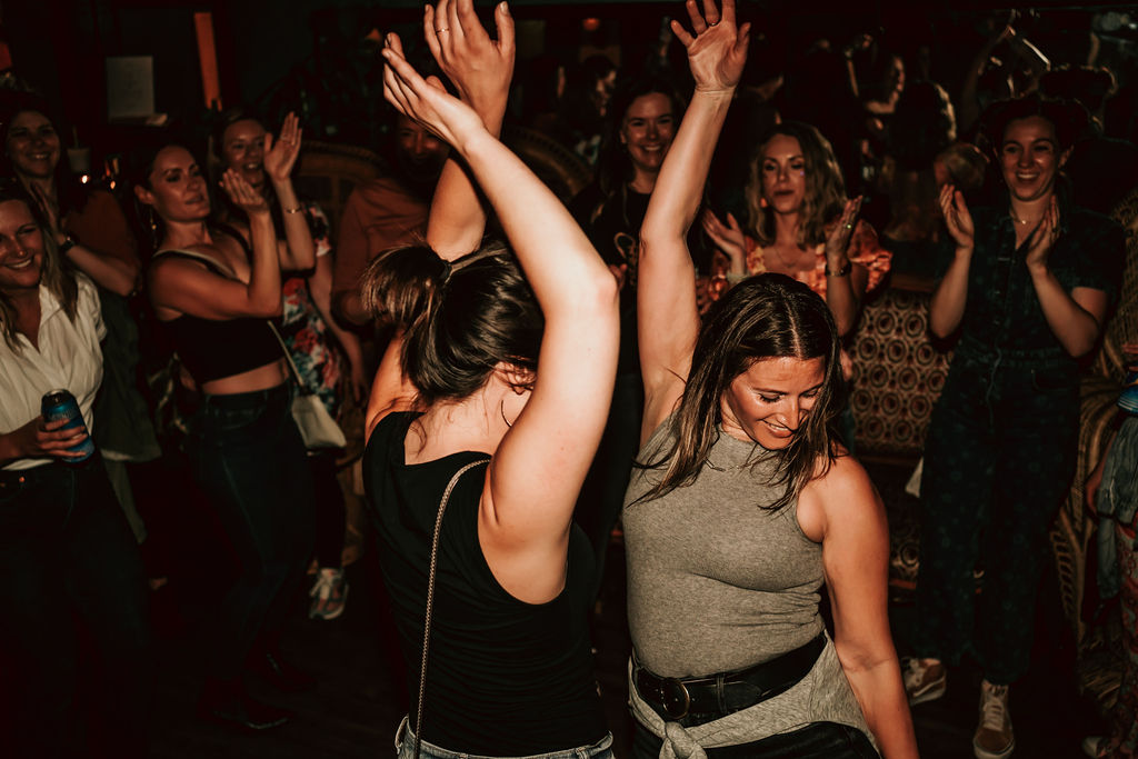 women dancing