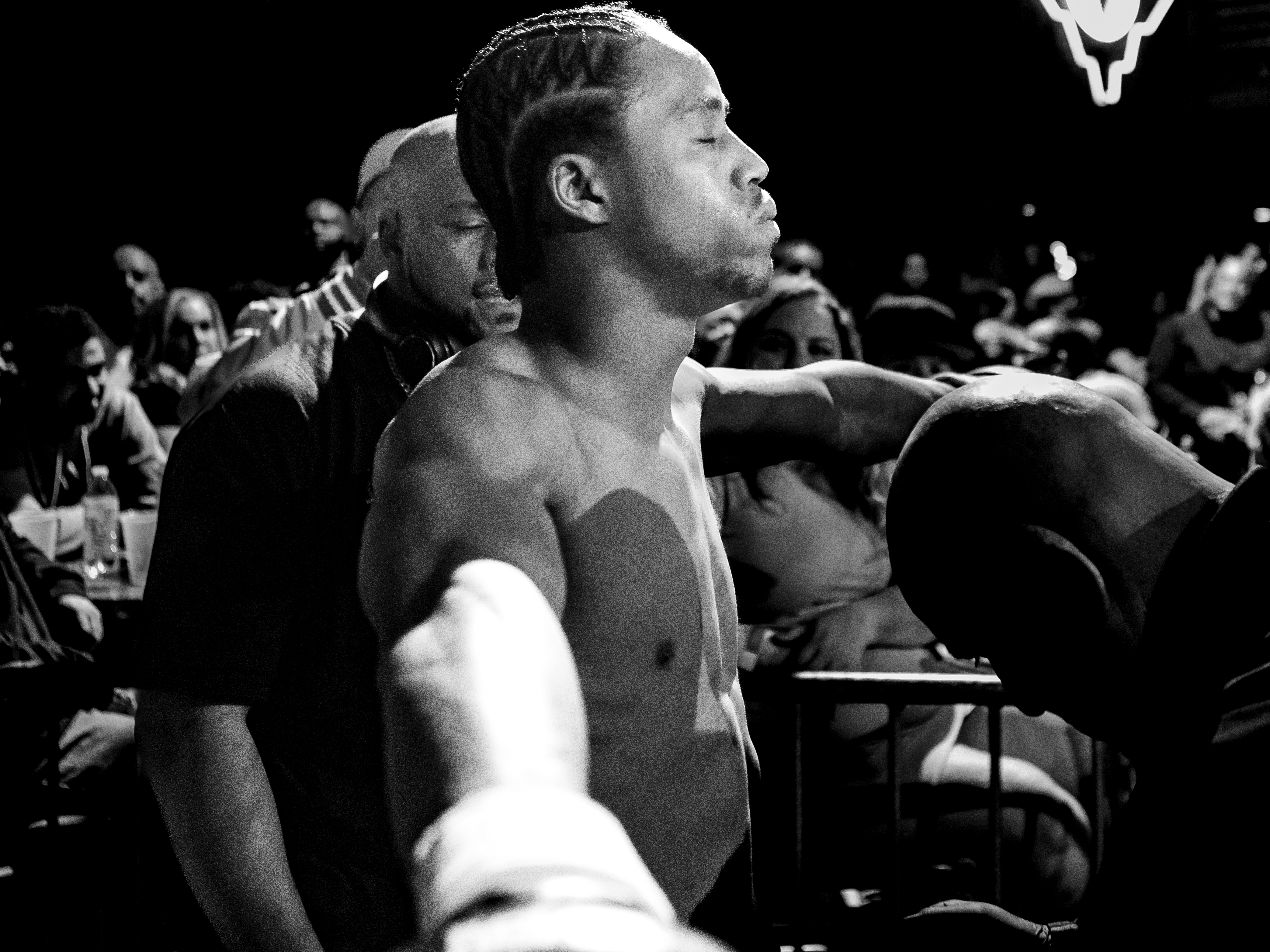 fighter in the ring