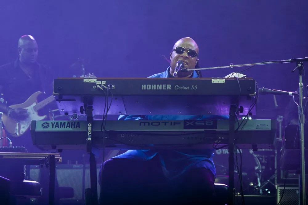 Stevie Wonder and Usher Get Fun and Funky at Red Rocks