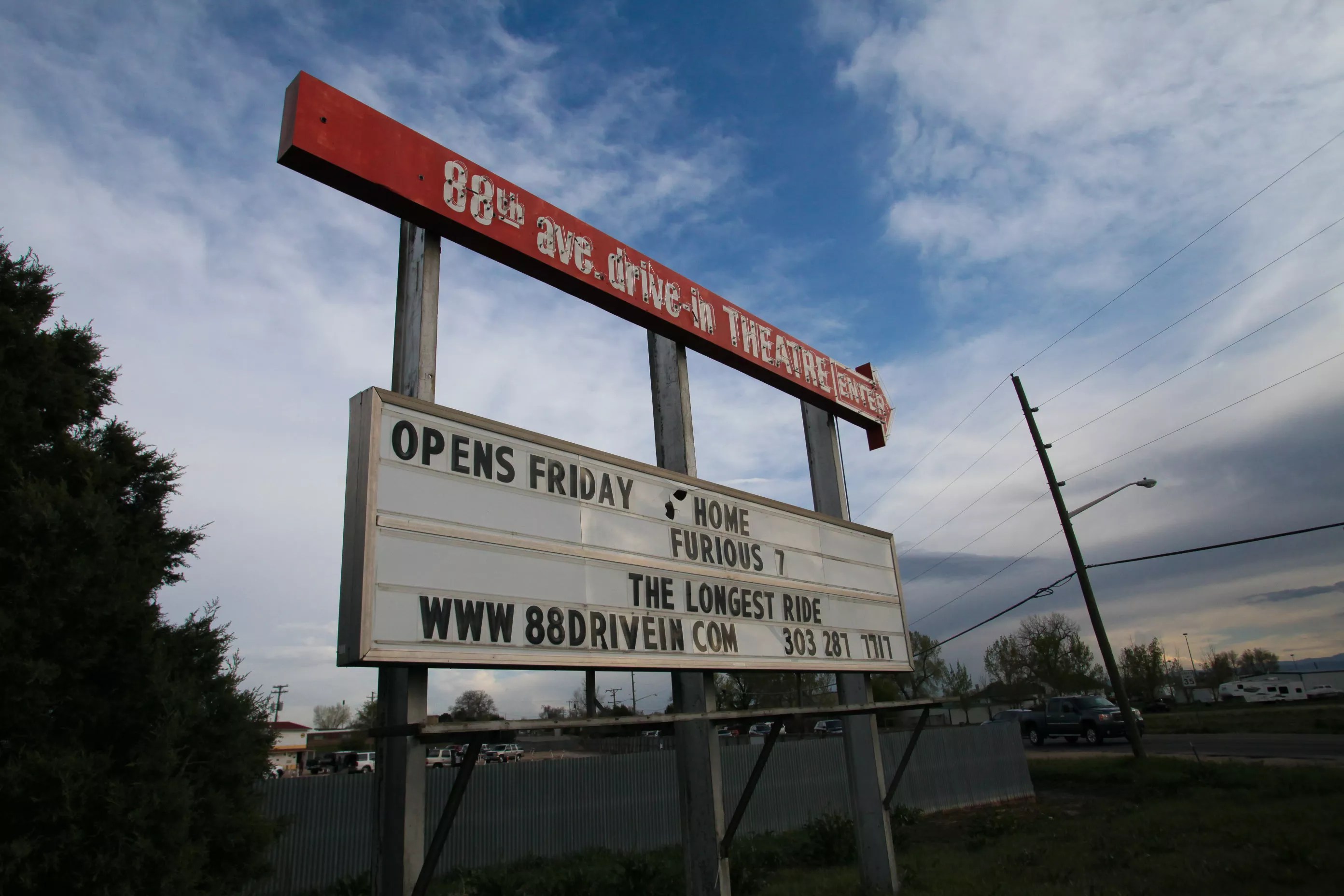 Commerce City's 88 Drive-In movie theater opening for the season on April 24, 2015.